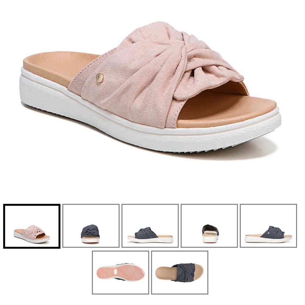 Dr. Scholls Flat Sandal- blush pink
